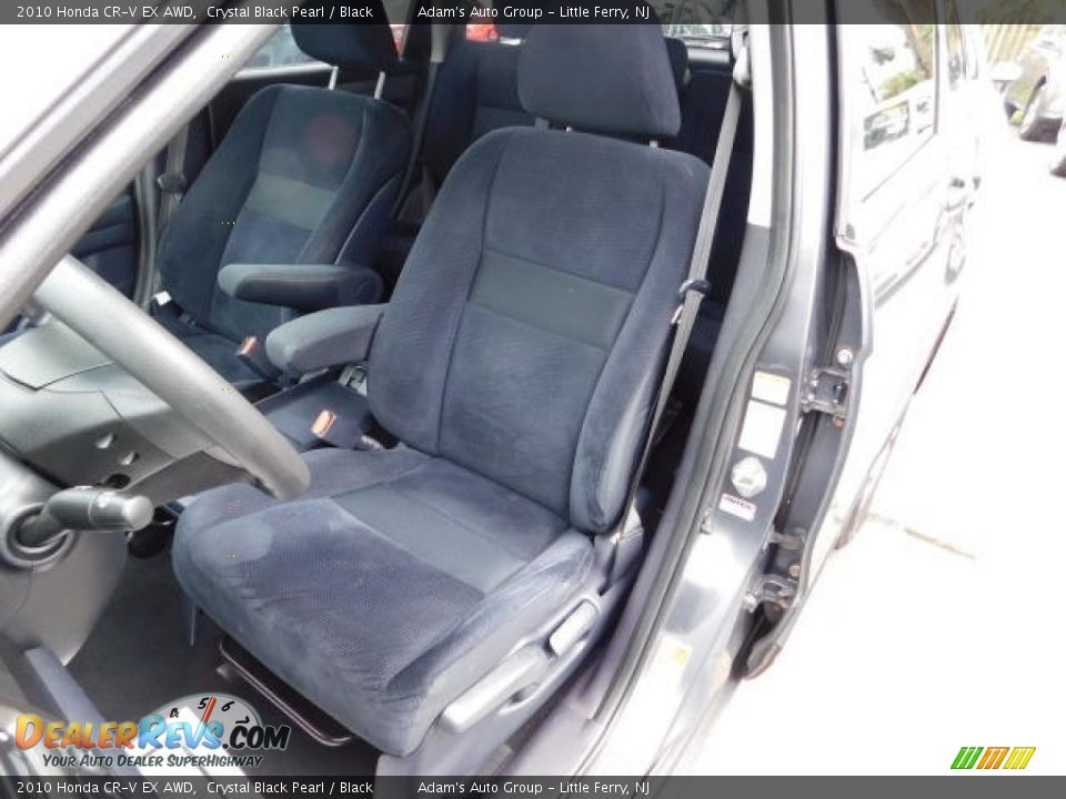 2010 Honda CR-V EX AWD Crystal Black Pearl / Black Photo #11
