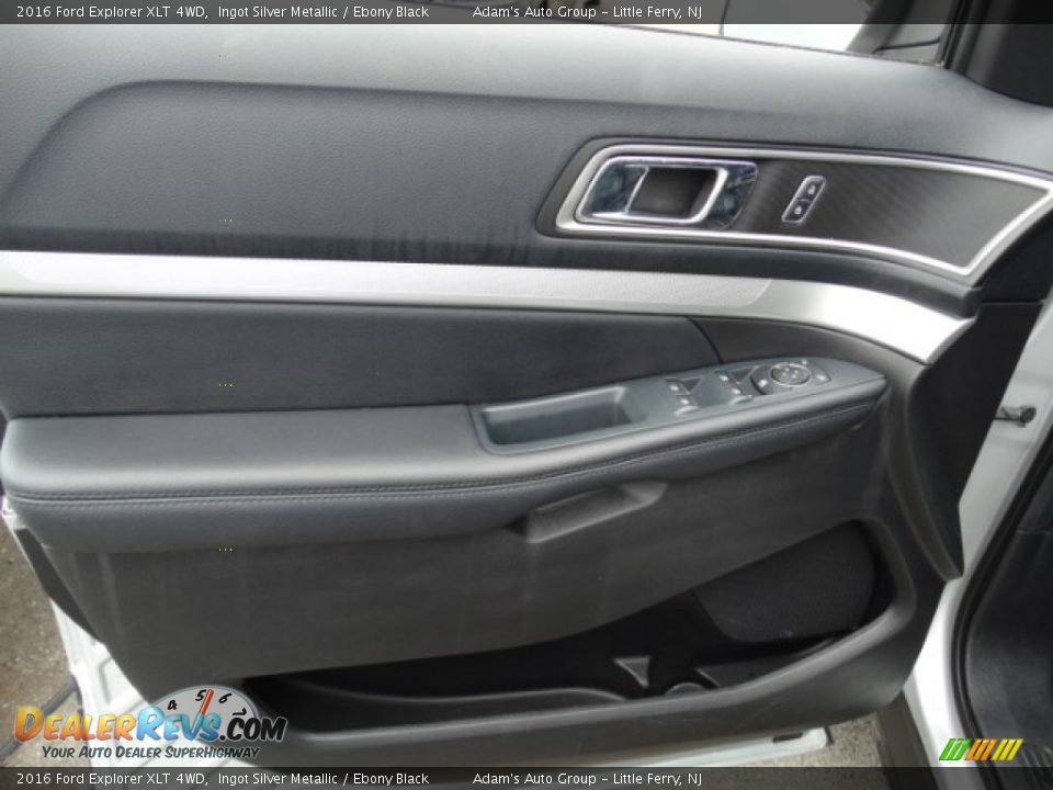 2016 Ford Explorer XLT 4WD Ingot Silver Metallic / Ebony Black Photo #7
