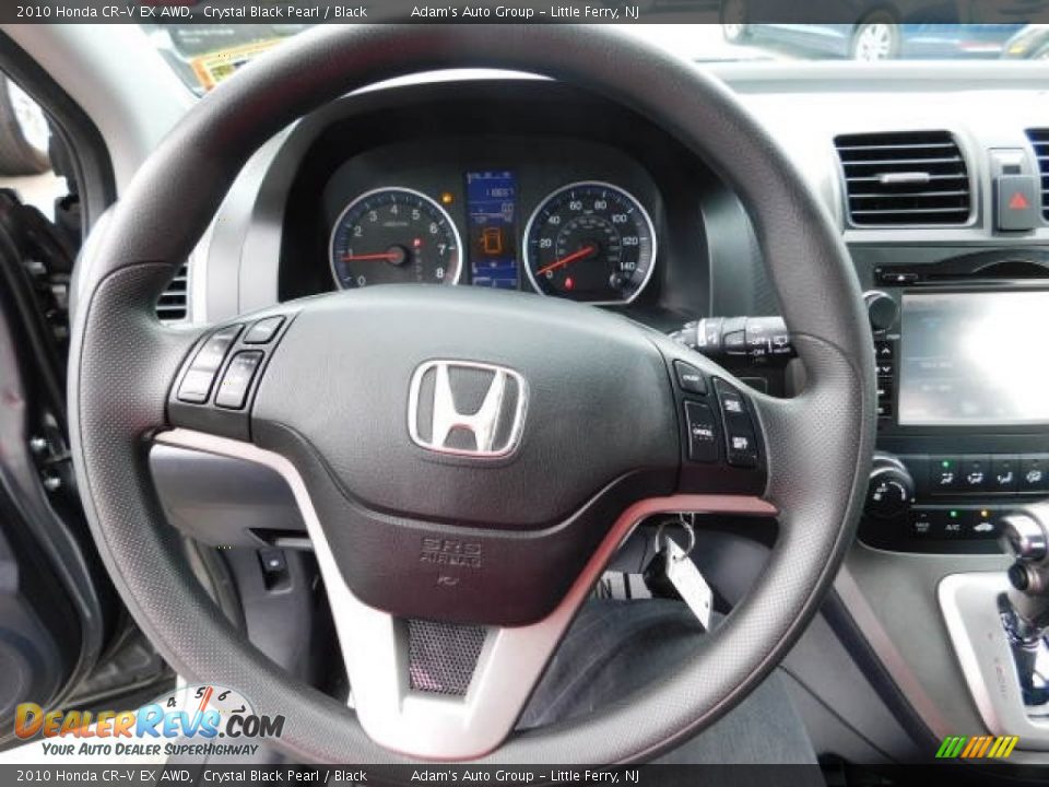 2010 Honda CR-V EX AWD Crystal Black Pearl / Black Photo #13