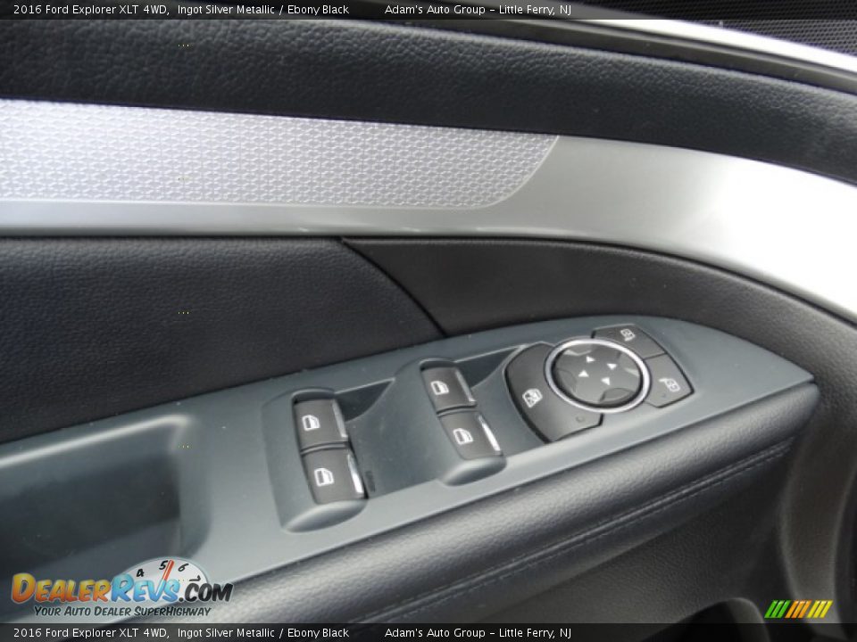 2016 Ford Explorer XLT 4WD Ingot Silver Metallic / Ebony Black Photo #8