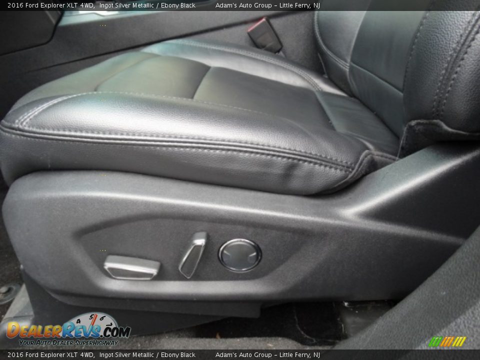 2016 Ford Explorer XLT 4WD Ingot Silver Metallic / Ebony Black Photo #10