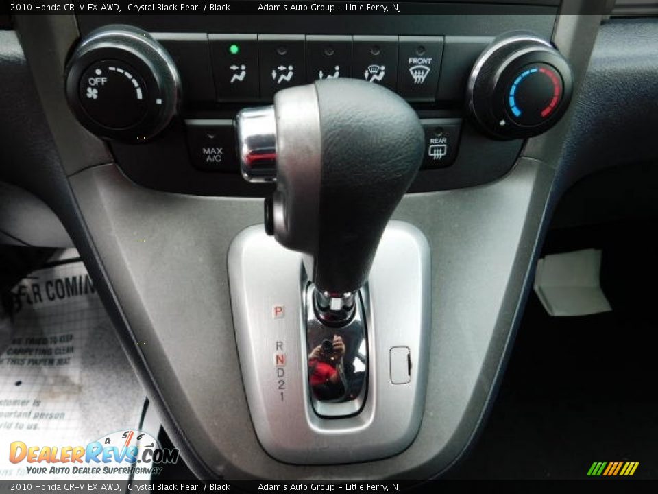 2010 Honda CR-V EX AWD Crystal Black Pearl / Black Photo #17