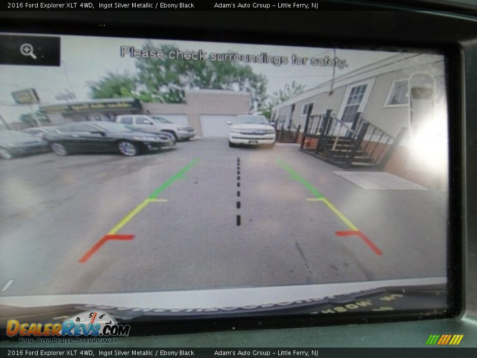 2016 Ford Explorer XLT 4WD Ingot Silver Metallic / Ebony Black Photo #15