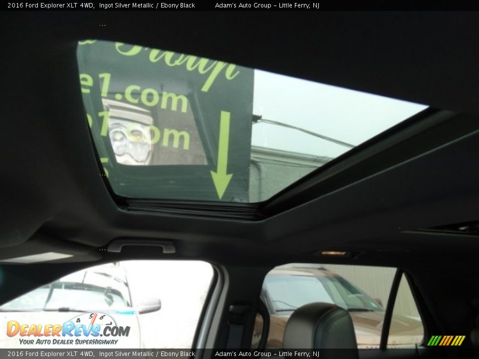 2016 Ford Explorer XLT 4WD Ingot Silver Metallic / Ebony Black Photo #18