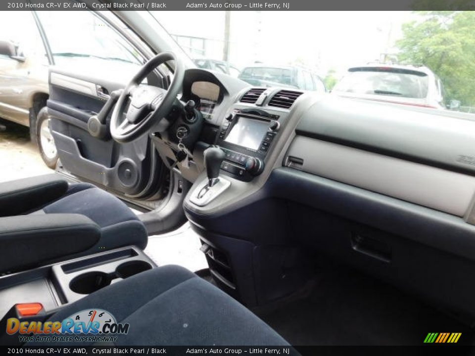 2010 Honda CR-V EX AWD Crystal Black Pearl / Black Photo #25