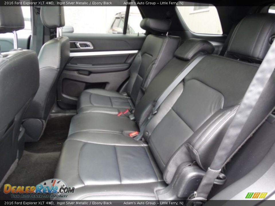 2016 Ford Explorer XLT 4WD Ingot Silver Metallic / Ebony Black Photo #21