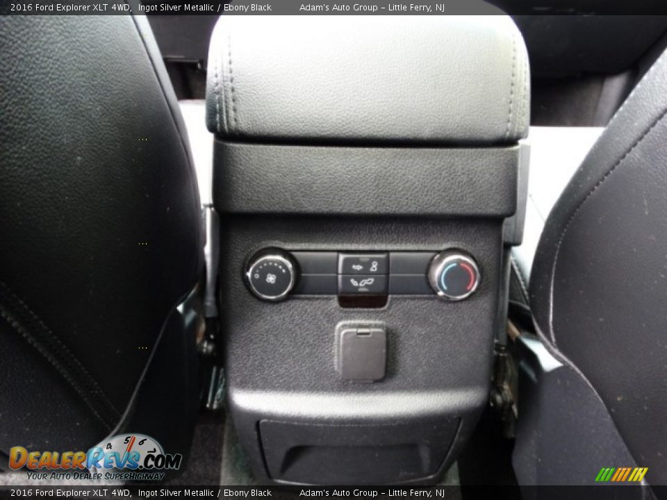 2016 Ford Explorer XLT 4WD Ingot Silver Metallic / Ebony Black Photo #24