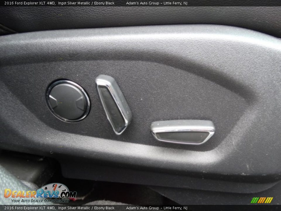 2016 Ford Explorer XLT 4WD Ingot Silver Metallic / Ebony Black Photo #28