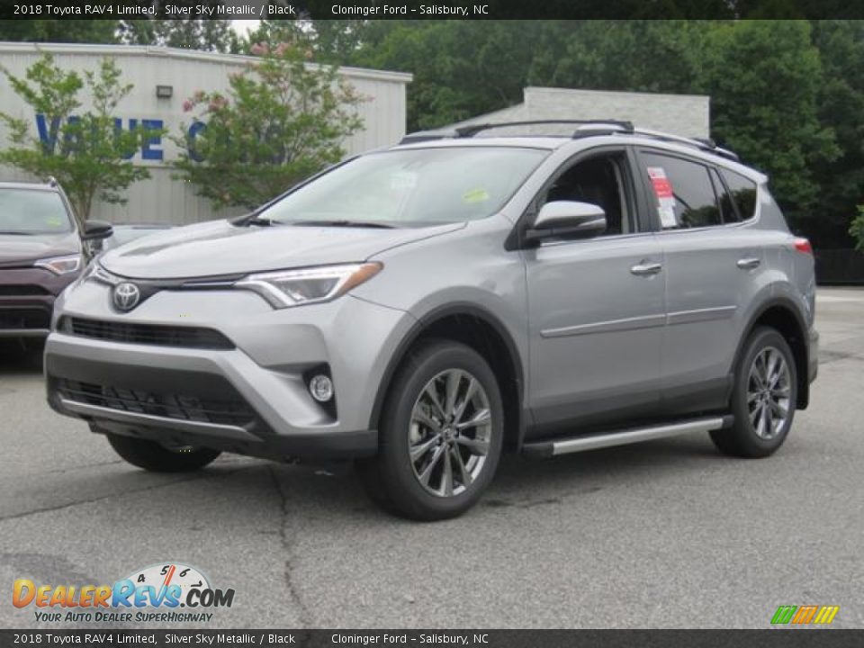 2018 Toyota RAV4 Limited Silver Sky Metallic / Black Photo #3