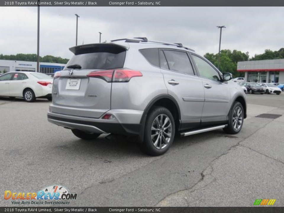 2018 Toyota RAV4 Limited Silver Sky Metallic / Black Photo #22