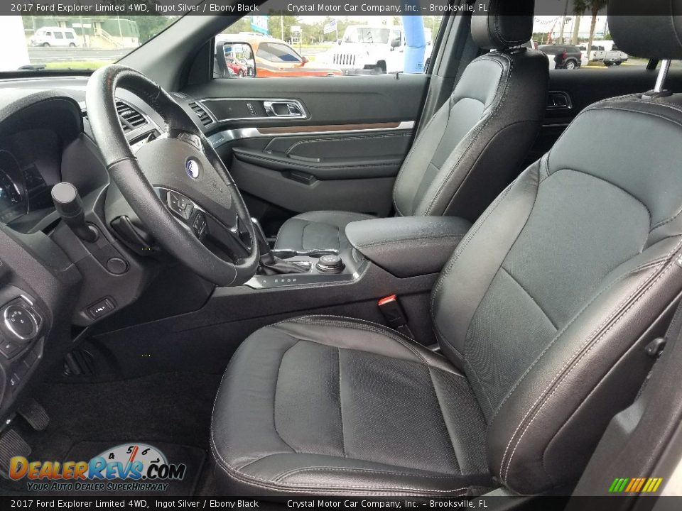 2017 Ford Explorer Limited 4WD Ingot Silver / Ebony Black Photo #9