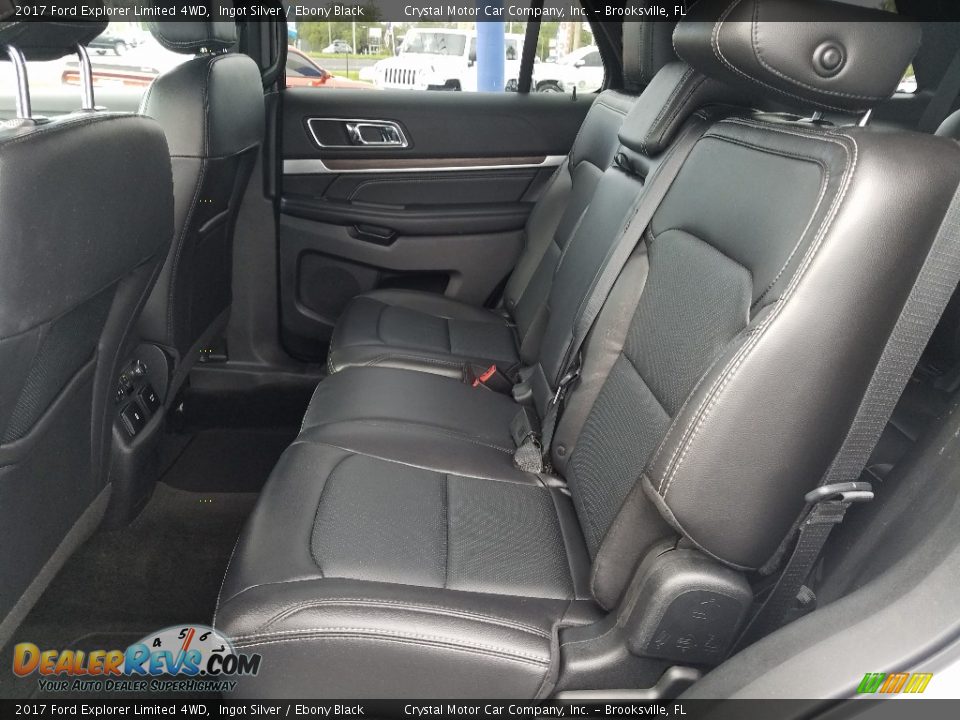 2017 Ford Explorer Limited 4WD Ingot Silver / Ebony Black Photo #10