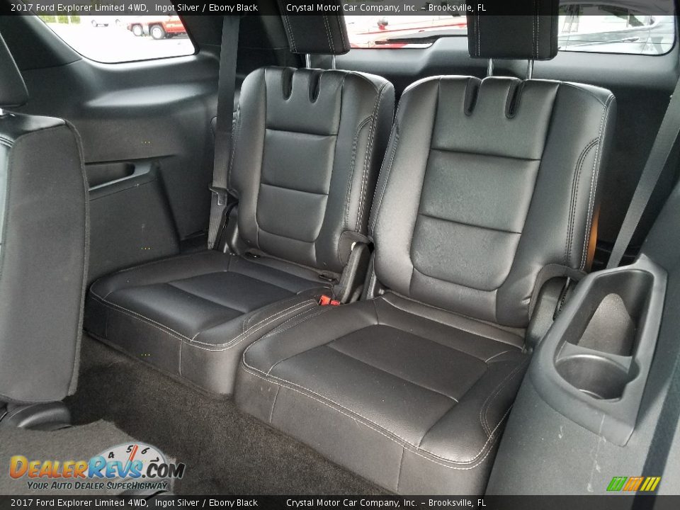 2017 Ford Explorer Limited 4WD Ingot Silver / Ebony Black Photo #11