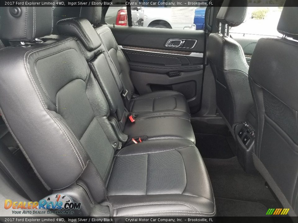 2017 Ford Explorer Limited 4WD Ingot Silver / Ebony Black Photo #12