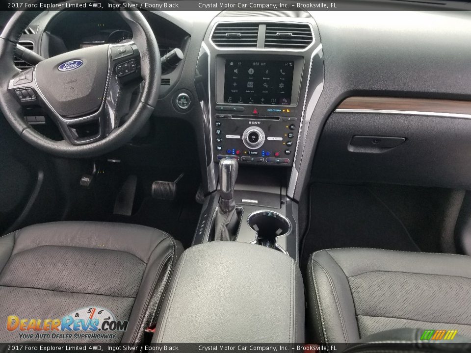 2017 Ford Explorer Limited 4WD Ingot Silver / Ebony Black Photo #14