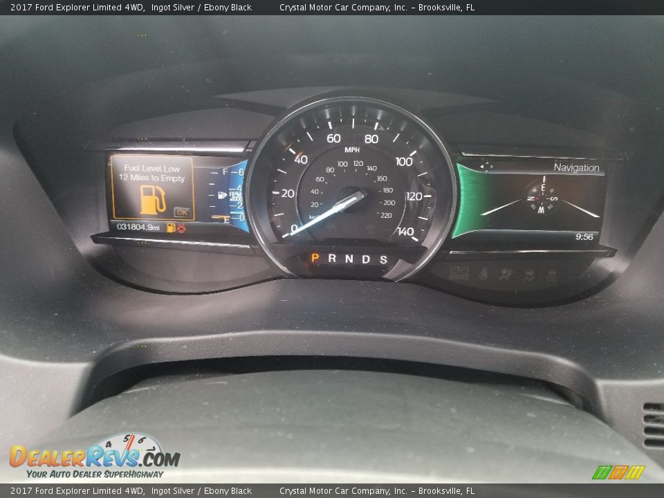 2017 Ford Explorer Limited 4WD Ingot Silver / Ebony Black Photo #15