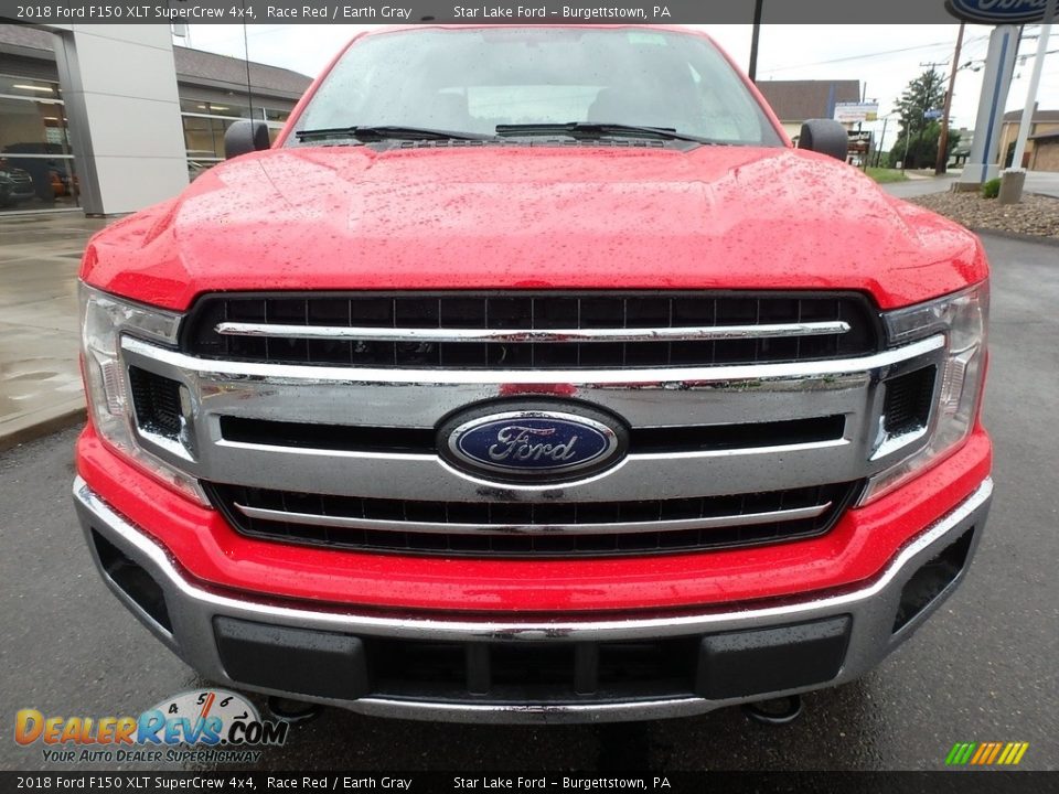 2018 Ford F150 XLT SuperCrew 4x4 Race Red / Earth Gray Photo #2