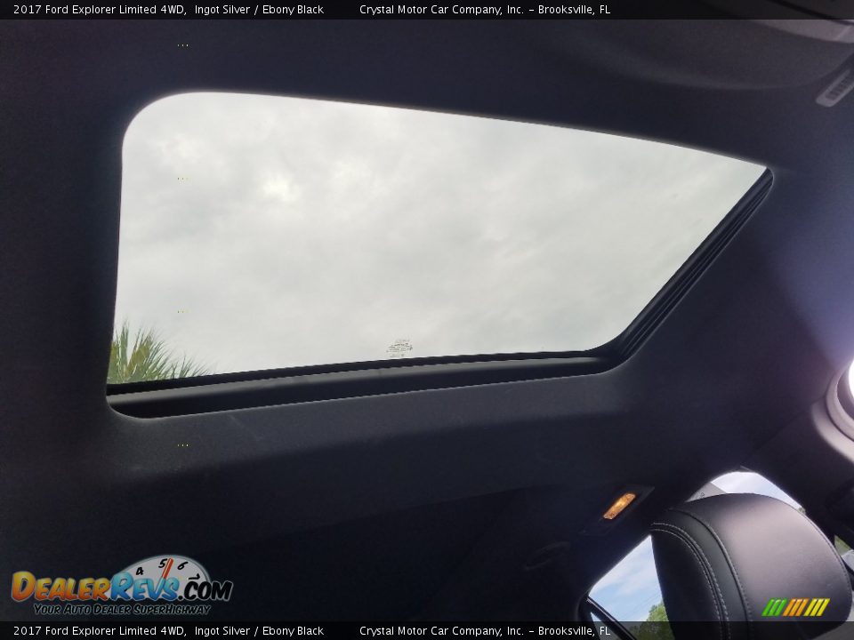 2017 Ford Explorer Limited 4WD Ingot Silver / Ebony Black Photo #19