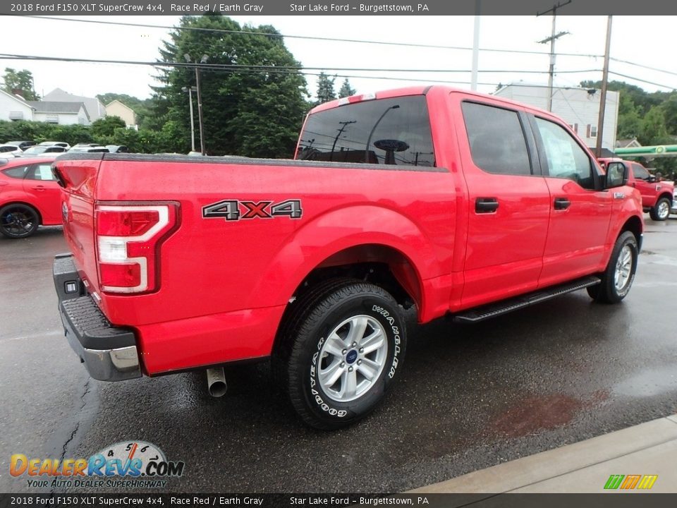 2018 Ford F150 XLT SuperCrew 4x4 Race Red / Earth Gray Photo #5