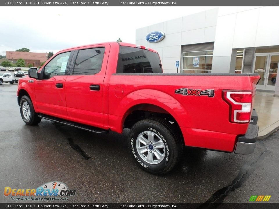 2018 Ford F150 XLT SuperCrew 4x4 Race Red / Earth Gray Photo #7