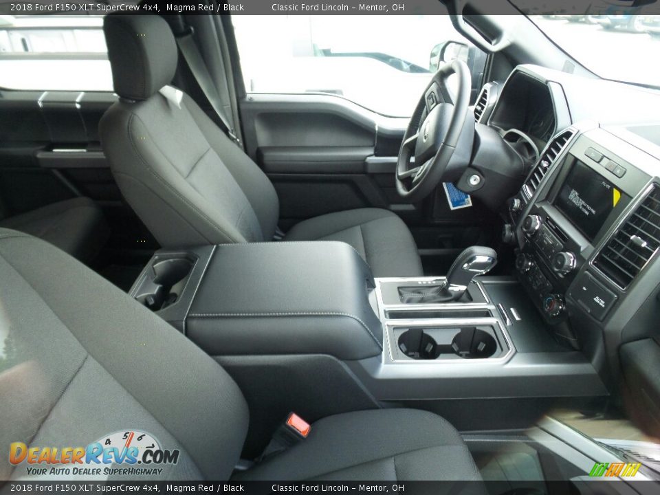 2018 Ford F150 XLT SuperCrew 4x4 Magma Red / Black Photo #4
