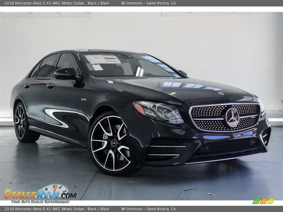 Front 3/4 View of 2018 Mercedes-Benz E 43 AMG 4Matic Sedan Photo #12