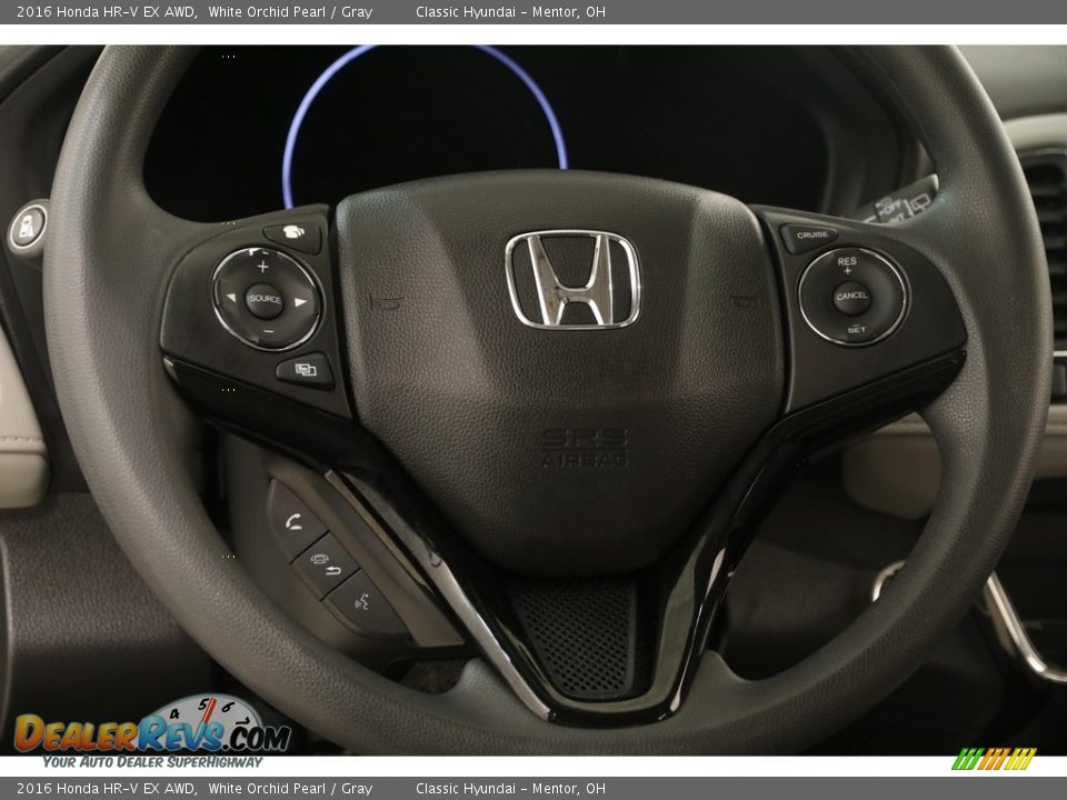 2016 Honda HR-V EX AWD White Orchid Pearl / Gray Photo #8