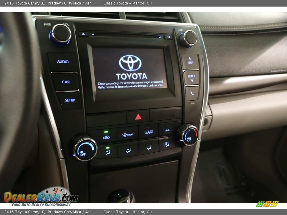 2015 Toyota Camry LE Predawn Gray Mica / Ash Photo #8