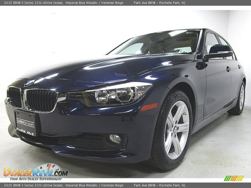 2015 BMW 3 Series 320i xDrive Sedan Imperial Blue Metallic / Venetian Beige Photo #1