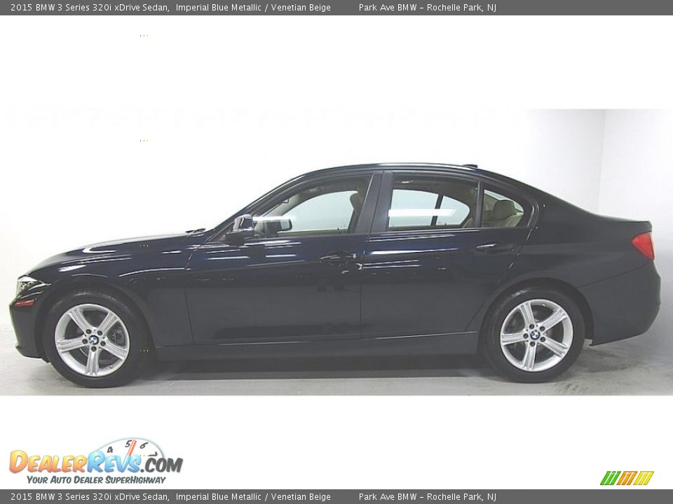 2015 BMW 3 Series 320i xDrive Sedan Imperial Blue Metallic / Venetian Beige Photo #2