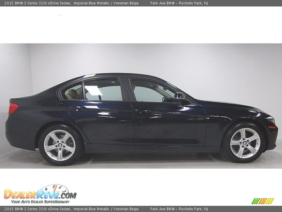2015 BMW 3 Series 320i xDrive Sedan Imperial Blue Metallic / Venetian Beige Photo #6