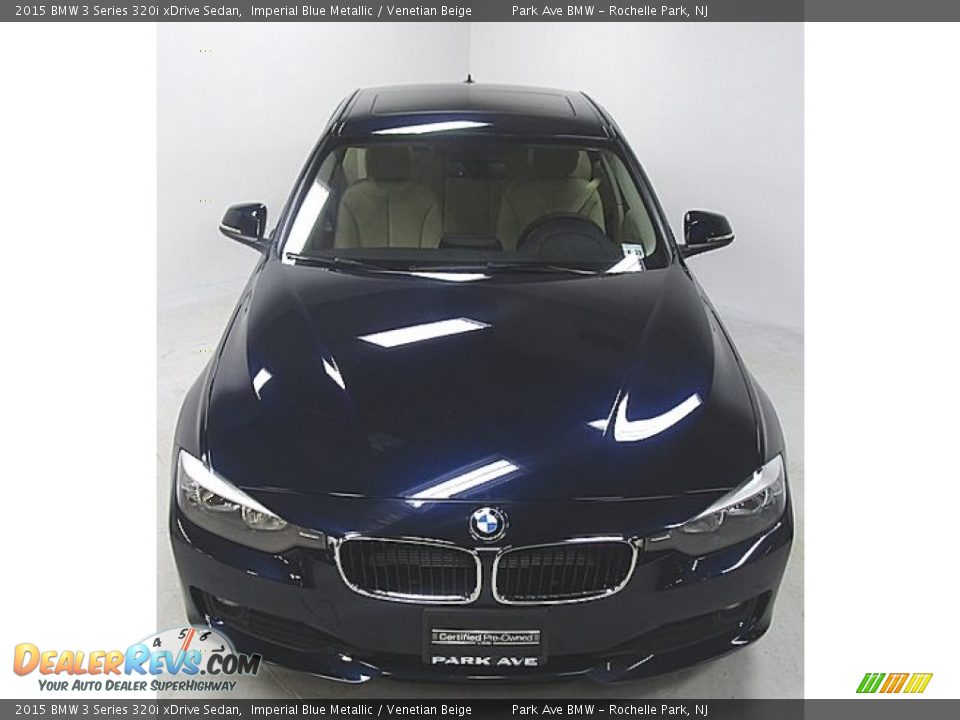 2015 BMW 3 Series 320i xDrive Sedan Imperial Blue Metallic / Venetian Beige Photo #8