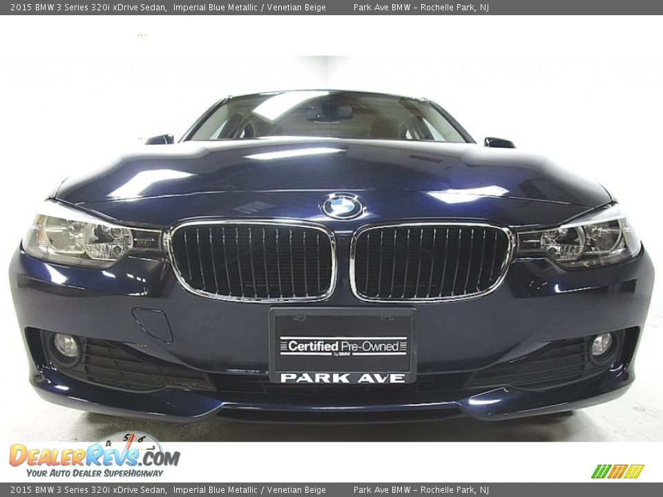 2015 BMW 3 Series 320i xDrive Sedan Imperial Blue Metallic / Venetian Beige Photo #9