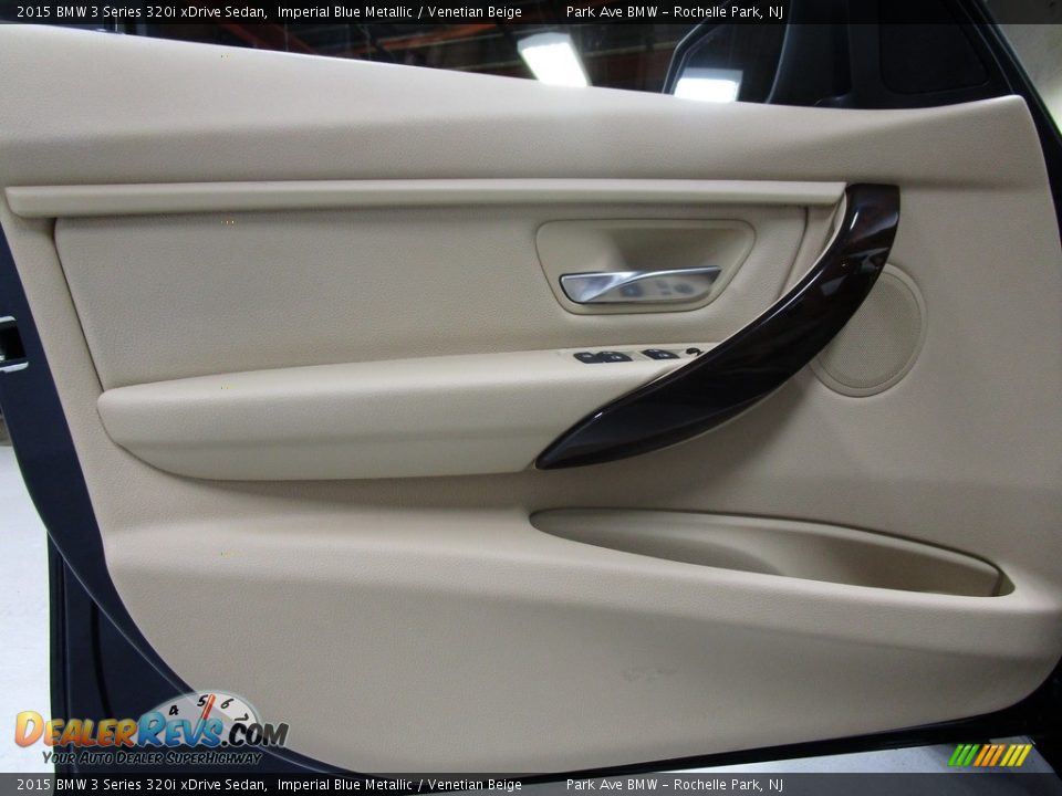 2015 BMW 3 Series 320i xDrive Sedan Imperial Blue Metallic / Venetian Beige Photo #10