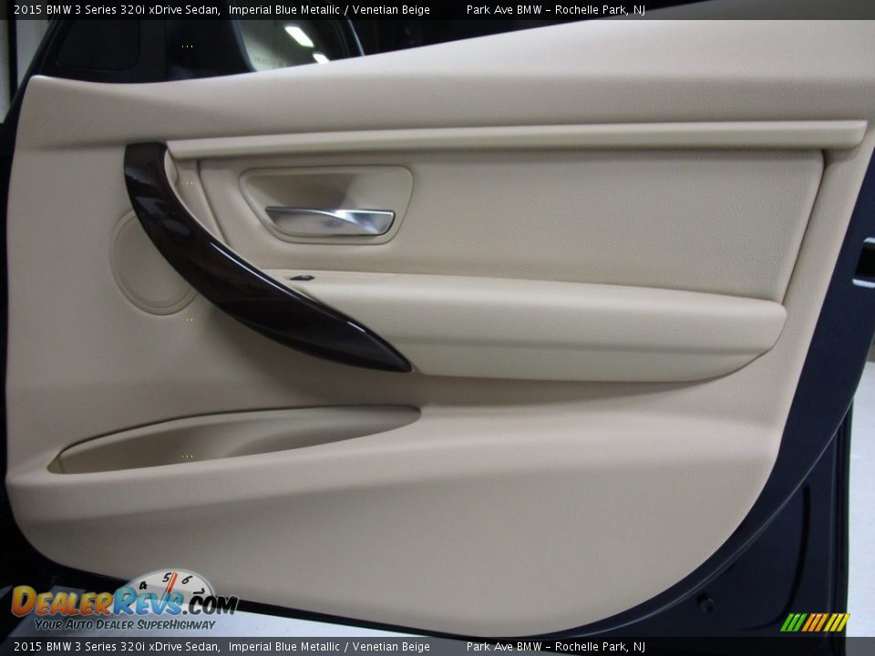 2015 BMW 3 Series 320i xDrive Sedan Imperial Blue Metallic / Venetian Beige Photo #16
