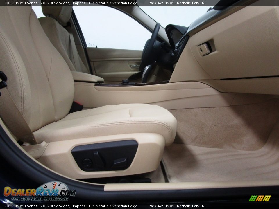 2015 BMW 3 Series 320i xDrive Sedan Imperial Blue Metallic / Venetian Beige Photo #18