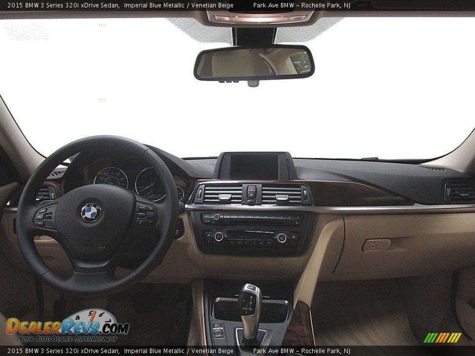 2015 BMW 3 Series 320i xDrive Sedan Imperial Blue Metallic / Venetian Beige Photo #25