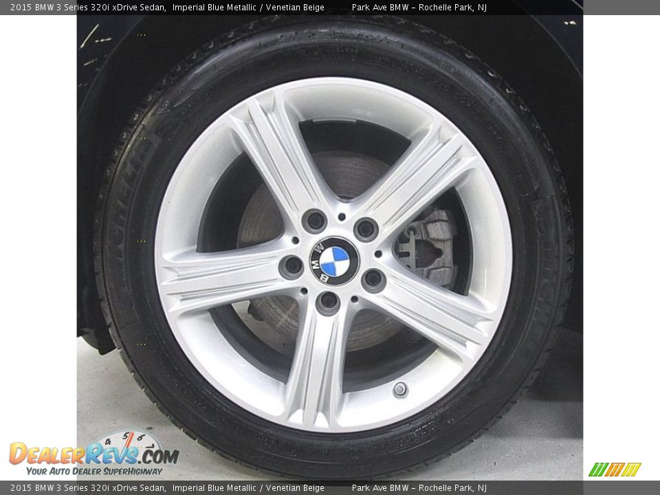2015 BMW 3 Series 320i xDrive Sedan Imperial Blue Metallic / Venetian Beige Photo #30