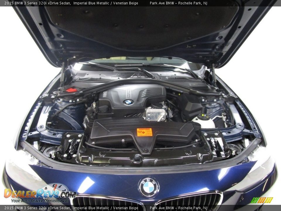2015 BMW 3 Series 320i xDrive Sedan Imperial Blue Metallic / Venetian Beige Photo #31