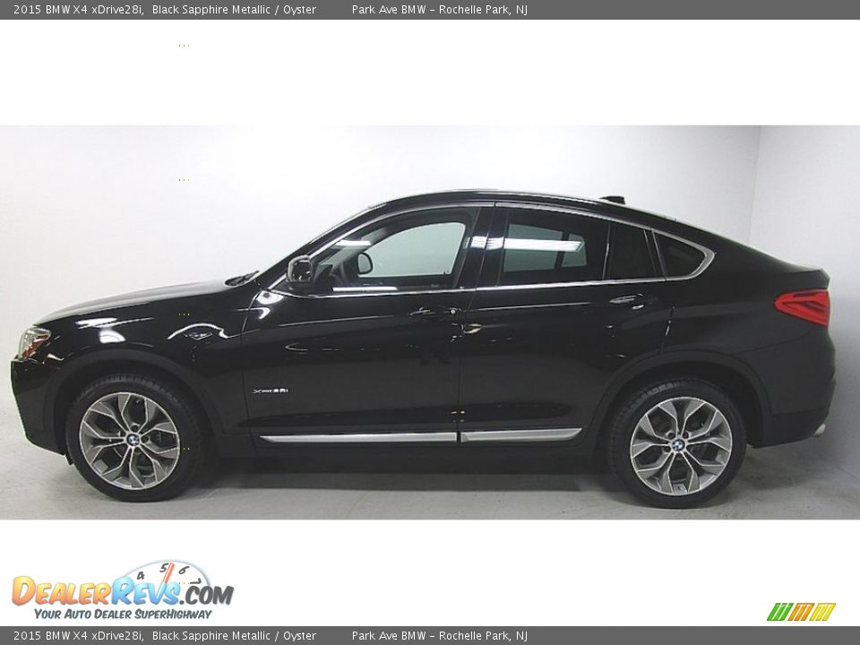 2015 BMW X4 xDrive28i Black Sapphire Metallic / Oyster Photo #2