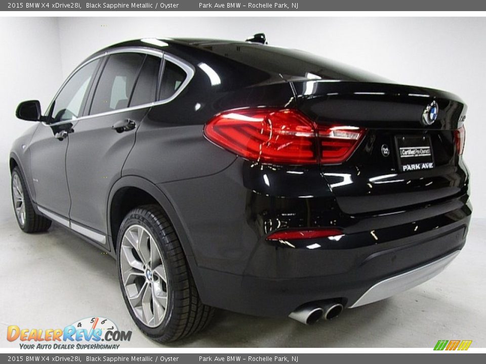 2015 BMW X4 xDrive28i Black Sapphire Metallic / Oyster Photo #3