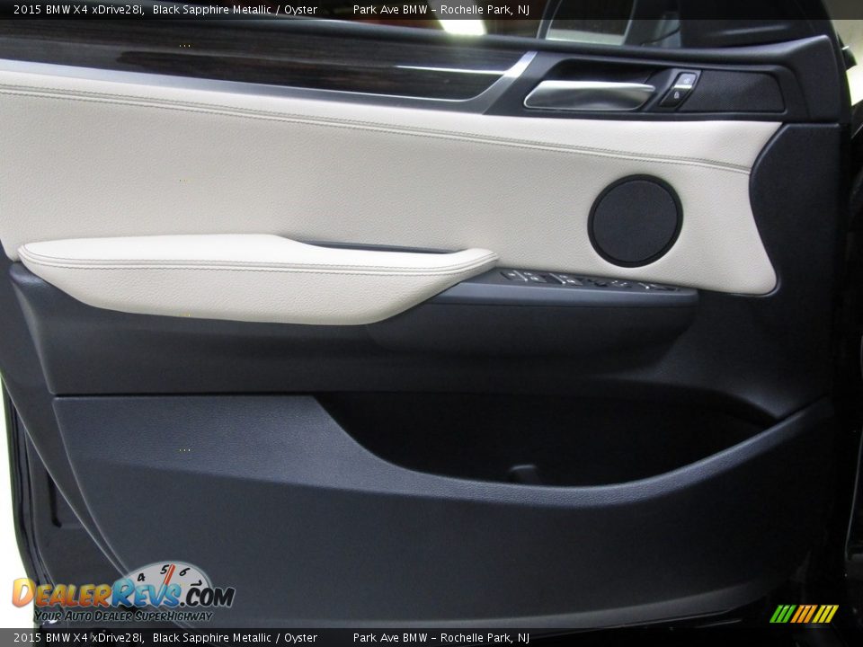 2015 BMW X4 xDrive28i Black Sapphire Metallic / Oyster Photo #10