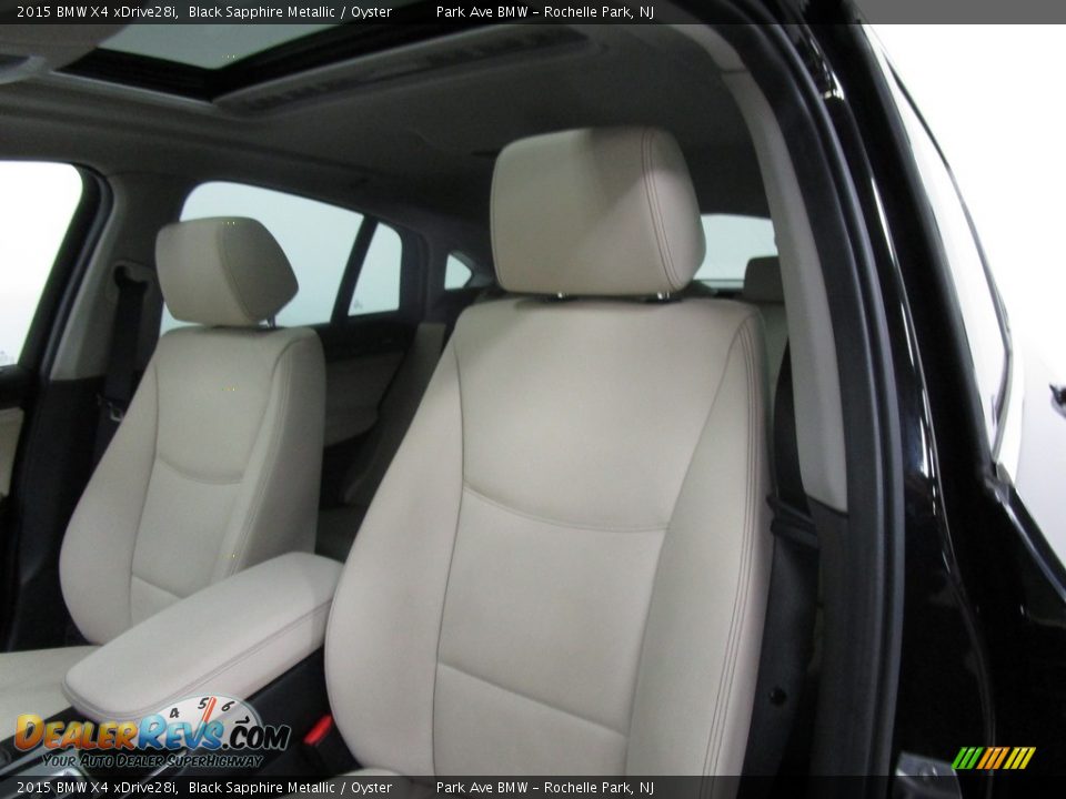 2015 BMW X4 xDrive28i Black Sapphire Metallic / Oyster Photo #11