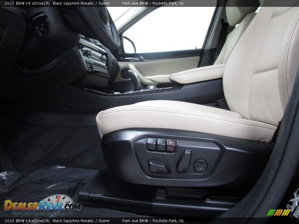 2015 BMW X4 xDrive28i Black Sapphire Metallic / Oyster Photo #12