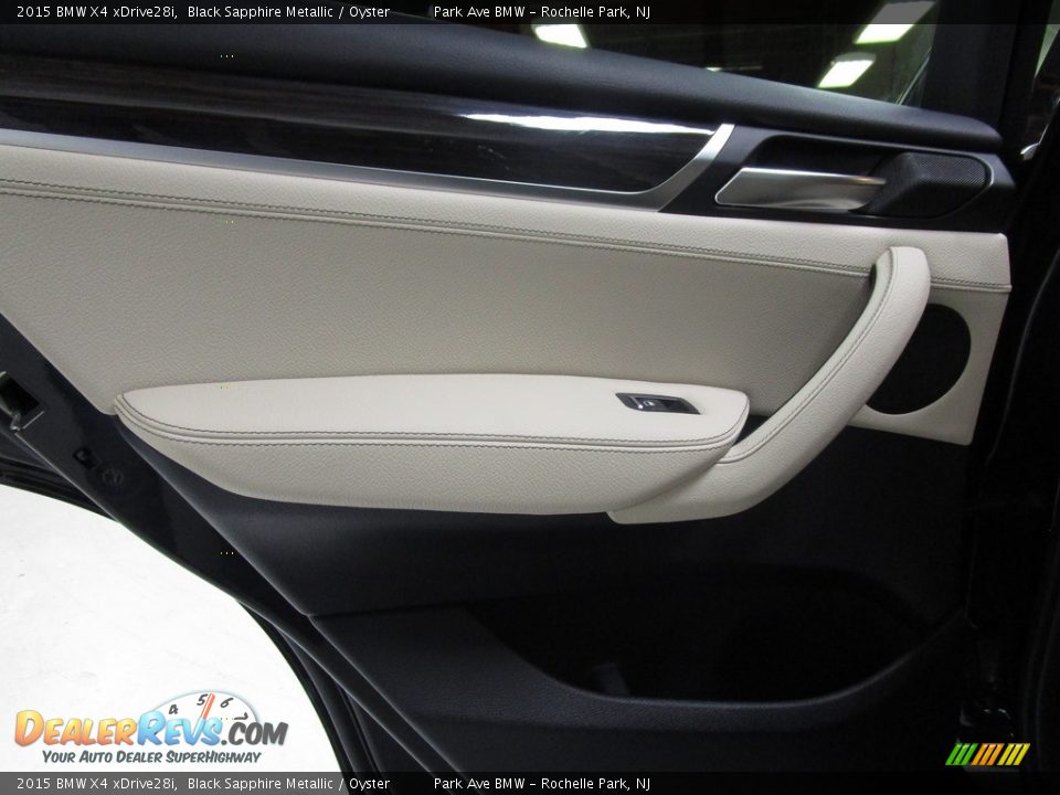 2015 BMW X4 xDrive28i Black Sapphire Metallic / Oyster Photo #13