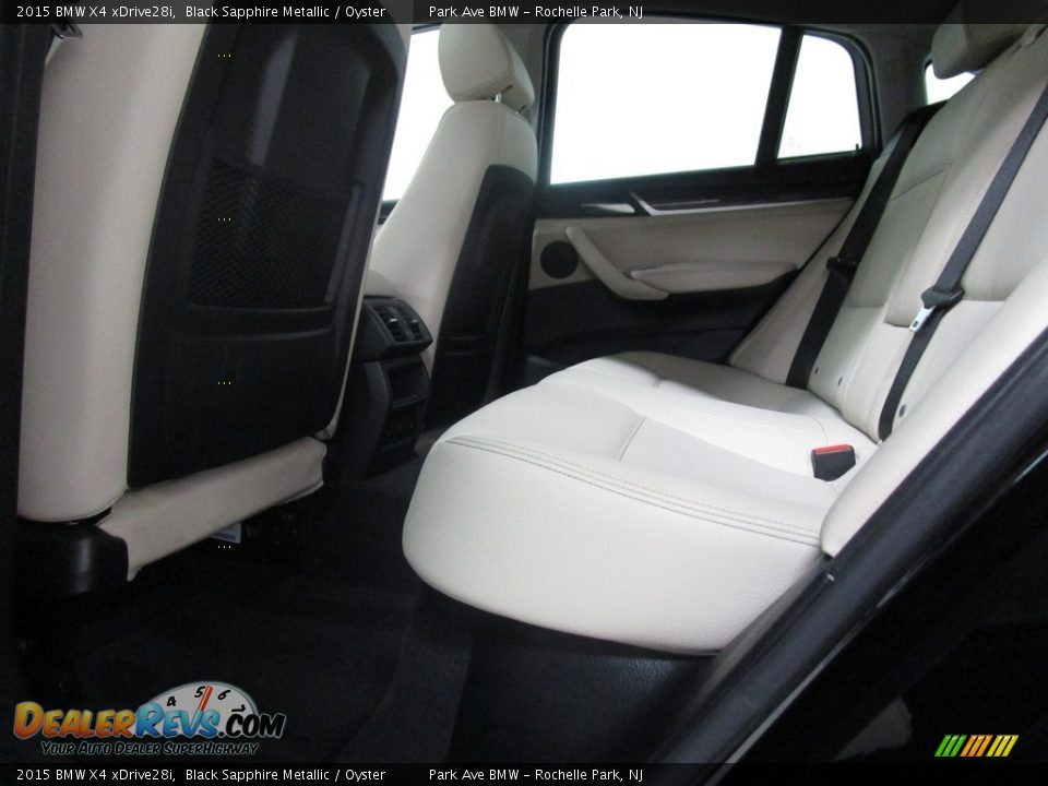 2015 BMW X4 xDrive28i Black Sapphire Metallic / Oyster Photo #15