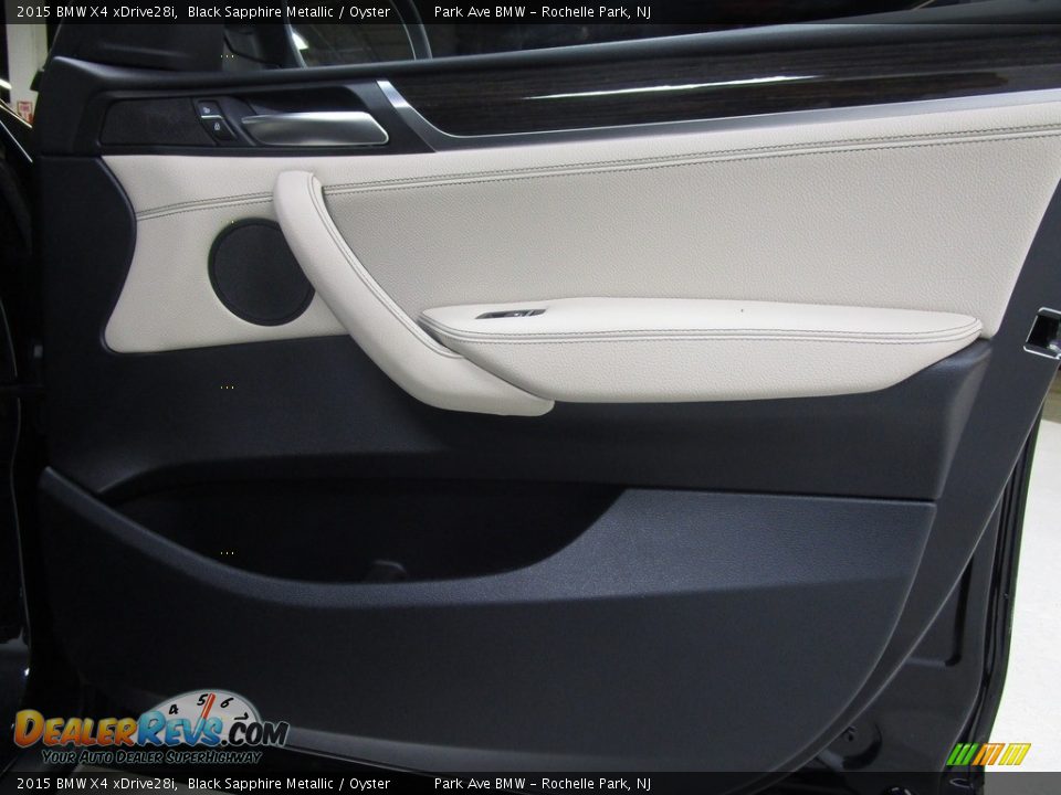 2015 BMW X4 xDrive28i Black Sapphire Metallic / Oyster Photo #16