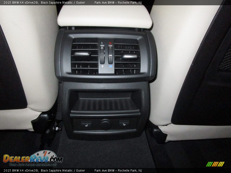 2015 BMW X4 xDrive28i Black Sapphire Metallic / Oyster Photo #22