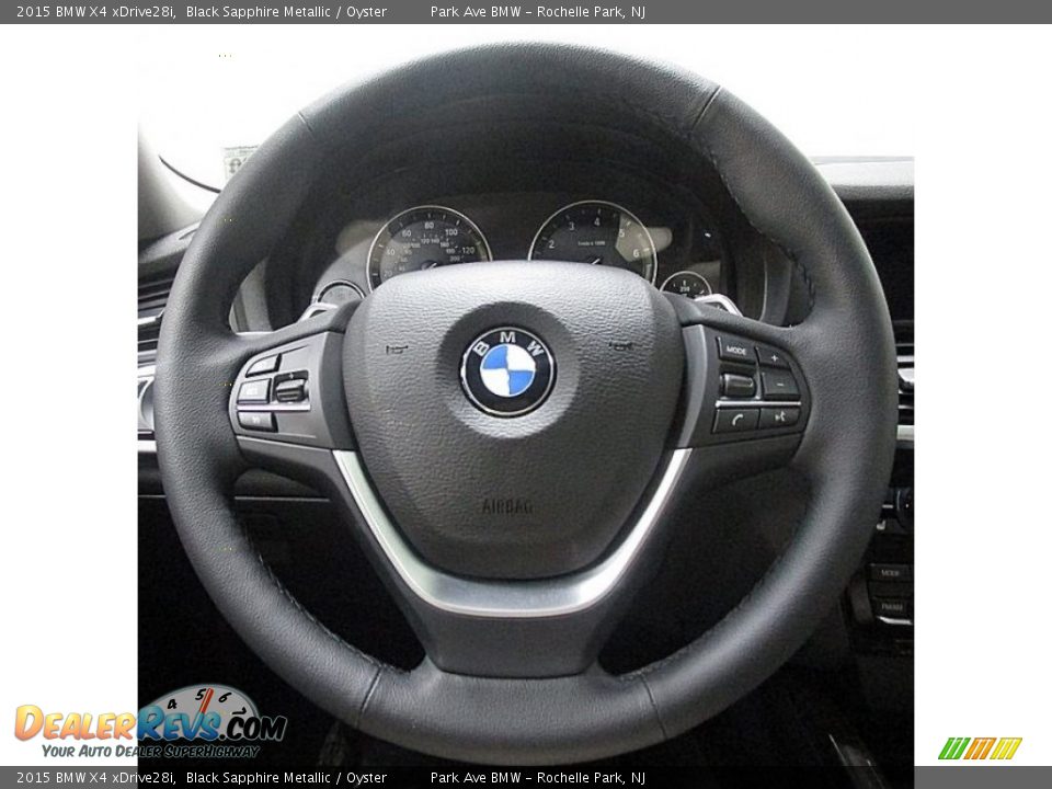 2015 BMW X4 xDrive28i Black Sapphire Metallic / Oyster Photo #26