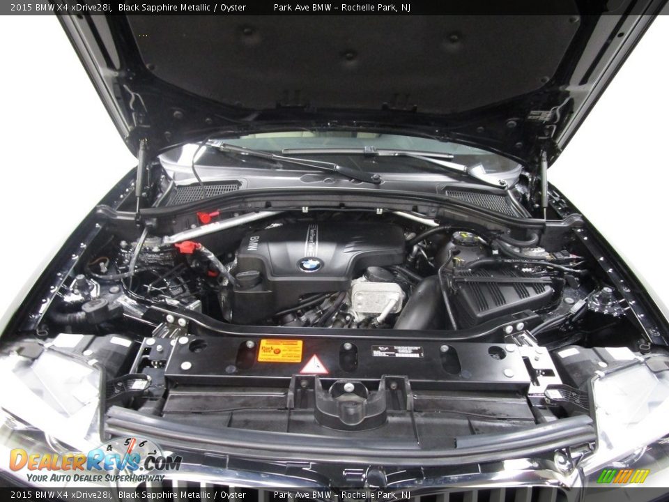 2015 BMW X4 xDrive28i Black Sapphire Metallic / Oyster Photo #32